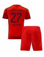 Bayern Munich Konrad Laimer #27 Domácí dres pro děti 2024-25 Krátký Rukáv (+ trenýrky)